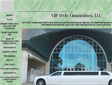 Tablet Screenshot of exoticstylelimousines.com